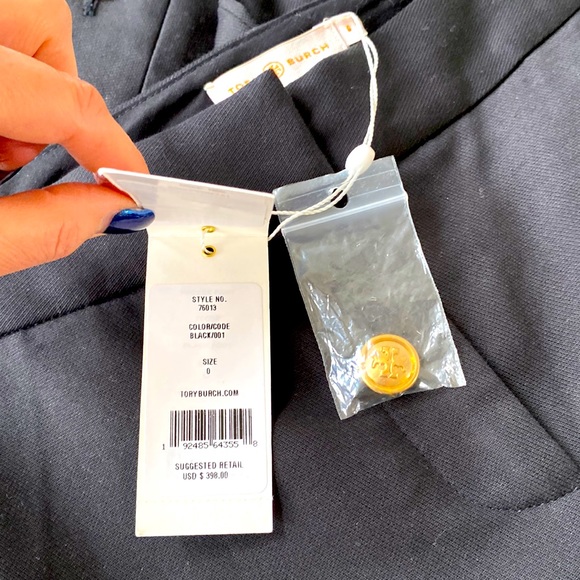 TORY BURCH trousers pants - gold buttons - Picture 3 of 8